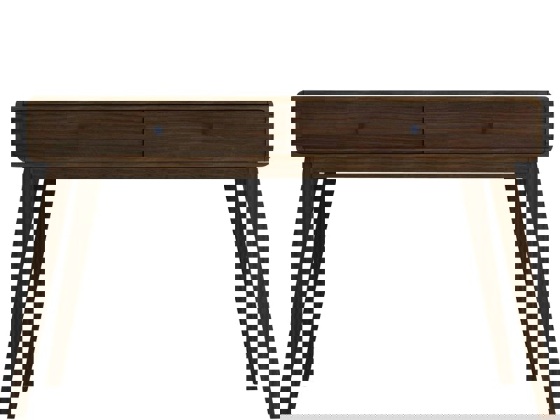 Dorel Home Cassie Desk in Walnut and Walnut - W120 x D50 x H79 cm