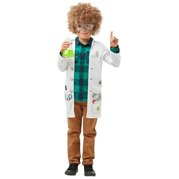 Bristol Novelty Childrens/Kids Mad Scientist Costume - White - 