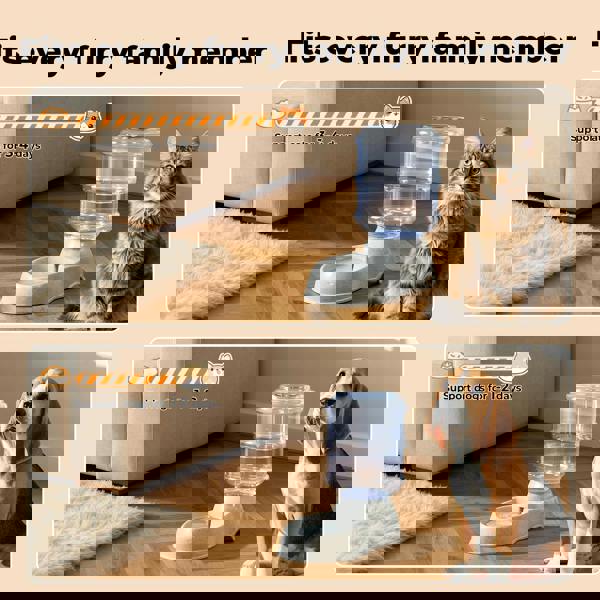 Skylos Automatic Pet Waterer 3.5L Plastic Dispenser Station for Cat and Dog