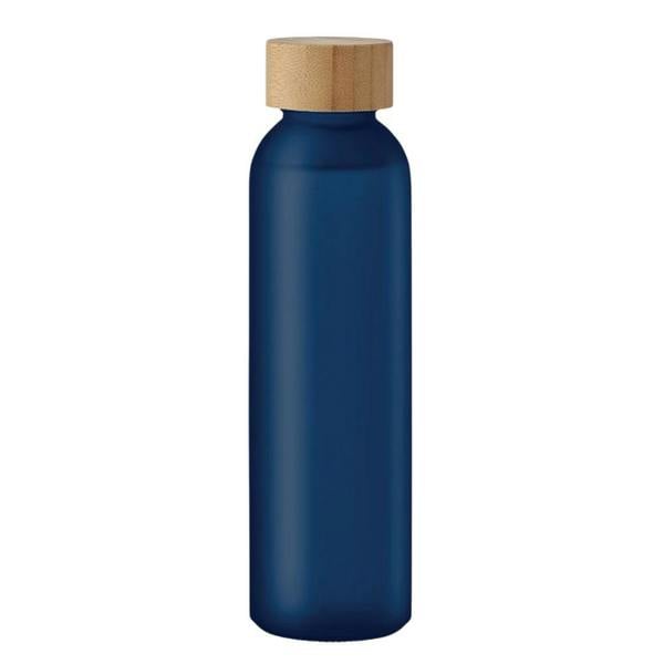 MidOcean Abe Frosted Bamboo 500ml Bottle - Transparent Blue - 