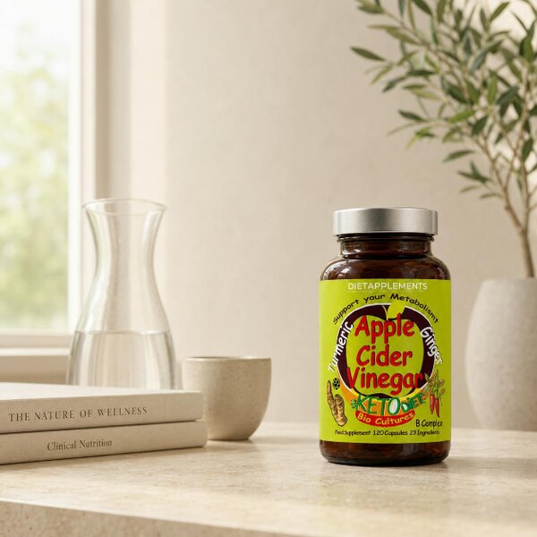 Dietapplements Raw Unfiltered Apple Cider Vinegar with the Mother, Vitamins & Minerals Complex