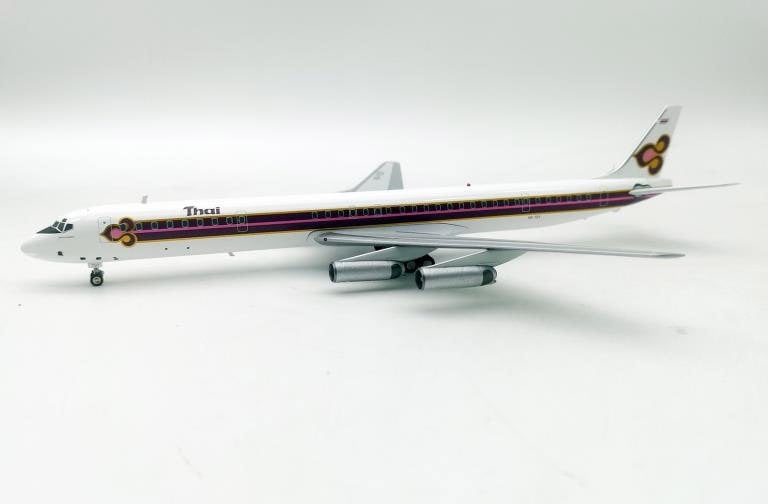 MCSlots Thai McDonnell Douglas DC-8-63 HS-TGY With Stand 1:200 Scale Inflight200 IFDC863TG1222