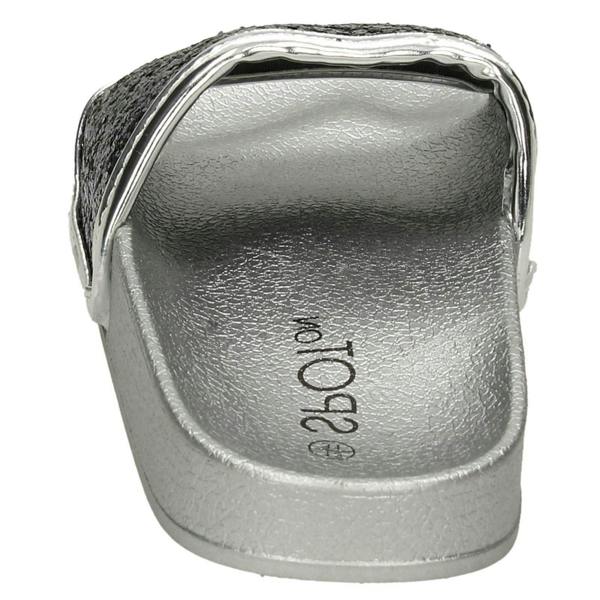 Spot On Girls Spot On Glitter Vamp Sliders