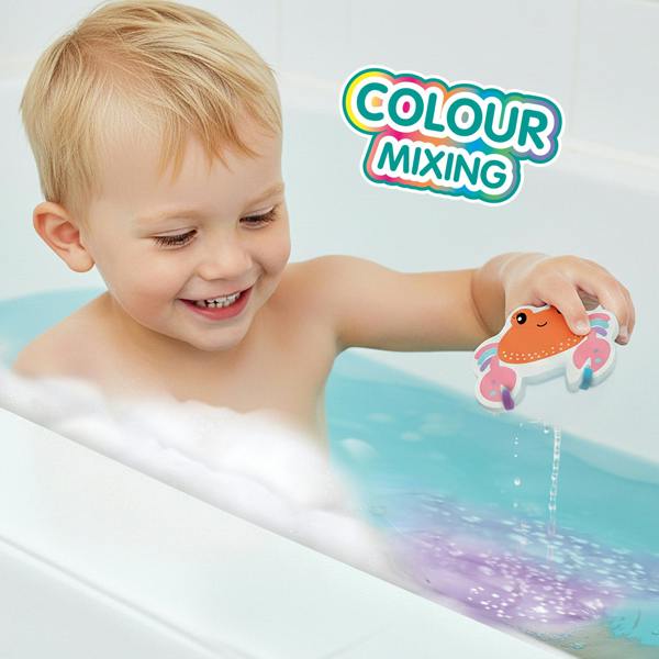 SES Creative Bath Colour Tabs 18 pcs - Colour Mixing Crab