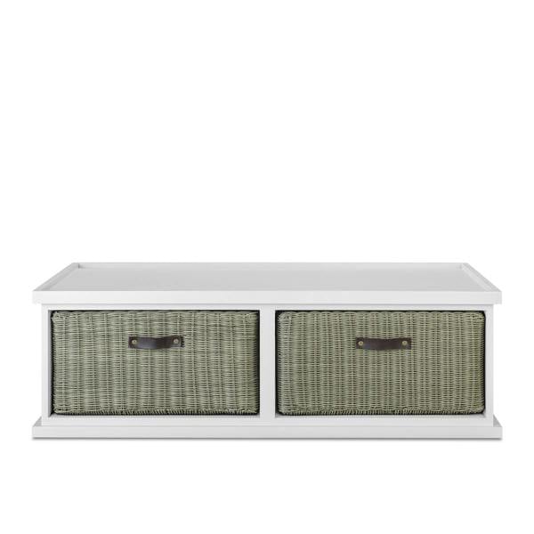 Statement Furniture Tetbury Washing Machine and Dryer Stand, Double Appliance Pedestal with Storage