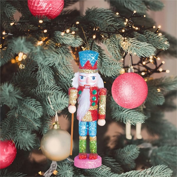 St Helens Nutcracker - Red & Blue