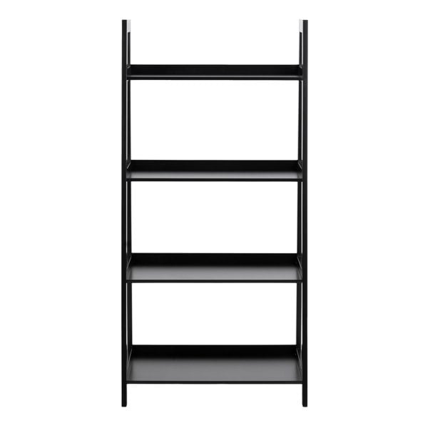 Furniture To Go Wally Bookcase with 4 Shelves in Black