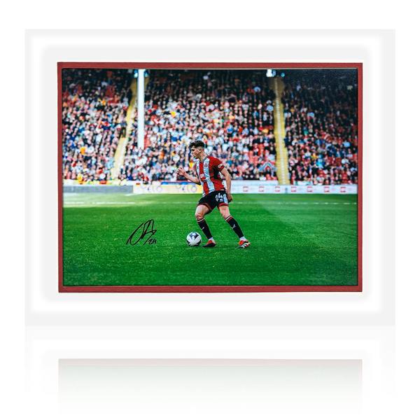 Ollie Arblaster Signed Sheffield United Deluxe Mount