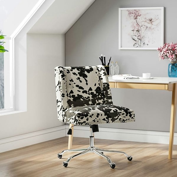 Cowhide Office Chair Office Chair Living and Home