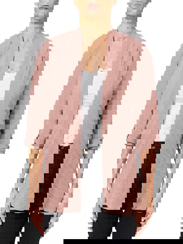 PennyPlain Roll Up Sleeve Cardigan - Dusk