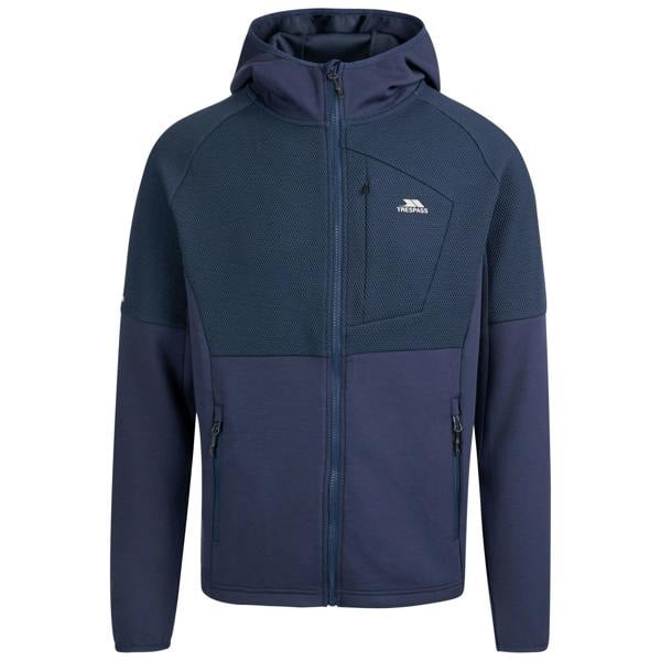 Trespass Mens Bani Active Full Zip Hoodie - Navy - 