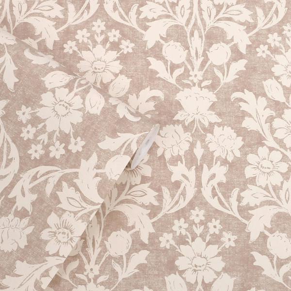 Laura Ashley Semington Silhouette Plaster Pink wallpaper