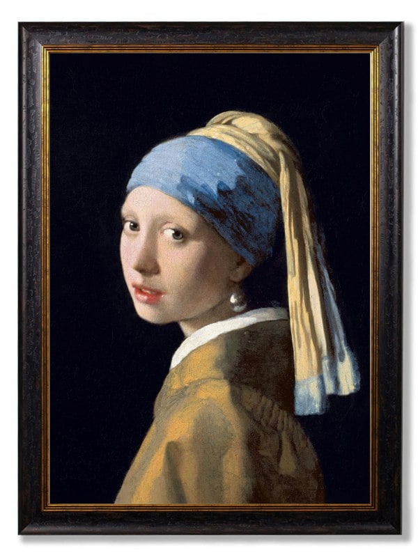 Exceptional Art c.1665 Girl with a Pearl Earring J Vermeer