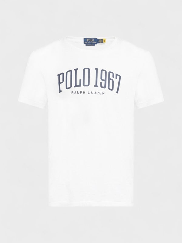 Ralph Lauren Logo Slim Fit T-Shirt White - Mens