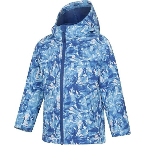 Mountain Warehouse Kids Exodus Wave Soft Shell Jacket - Pale Blue