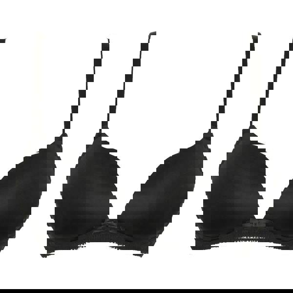 Little Women Pearl Non Wired Padded Boost Bra - Black Cut Out - Perfect For Petite Boobs