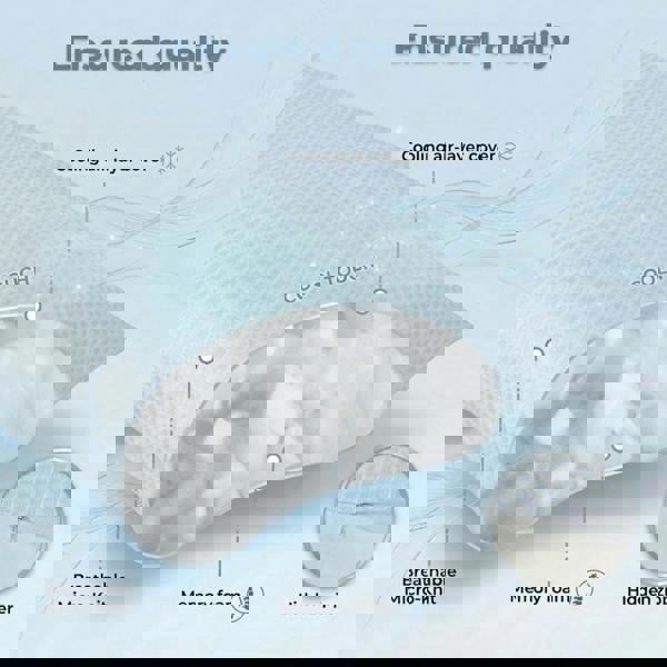 Lavio Long Bolster Pillow Memory Foam Cooling Cover Pregnancy Nursing Maternity Body Support