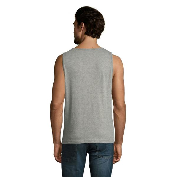 SOLS Mens Justin Sleeveless Tank / Vest Top - Grey Marl