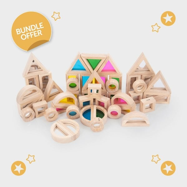 tickit Rainbow Blocks & Mirror Blocks Bundle