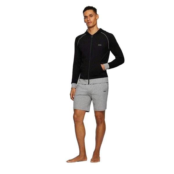 Boss Mens Regular Jersey Shorts - Medium Grey - 