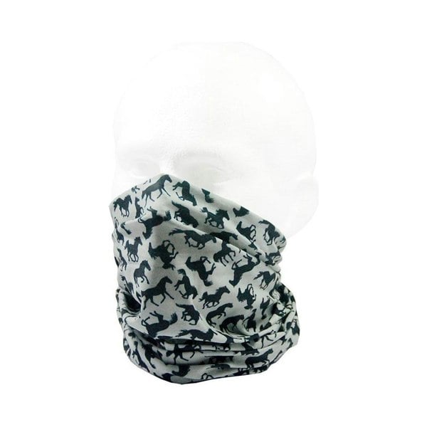 Black & Grey Horse Design Multifunctional Scarf RUFFNEK® Black & Grey Horse Design Multifunctional Scarf RUFFNEK®  Horse Design Neck Tube Face Mask – a stylish, functional accessory for riders and outdoor enthusiasts. #EquestrianStyle #HorseAccessories #NeckTube #RidingSnood