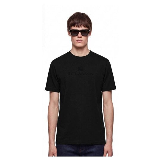 By Lanvin Central Logo Black T-Shirt