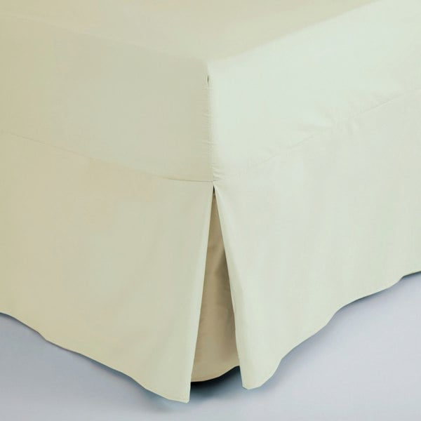 Belledorm Easycare Percale Fitted Valance - Ivory