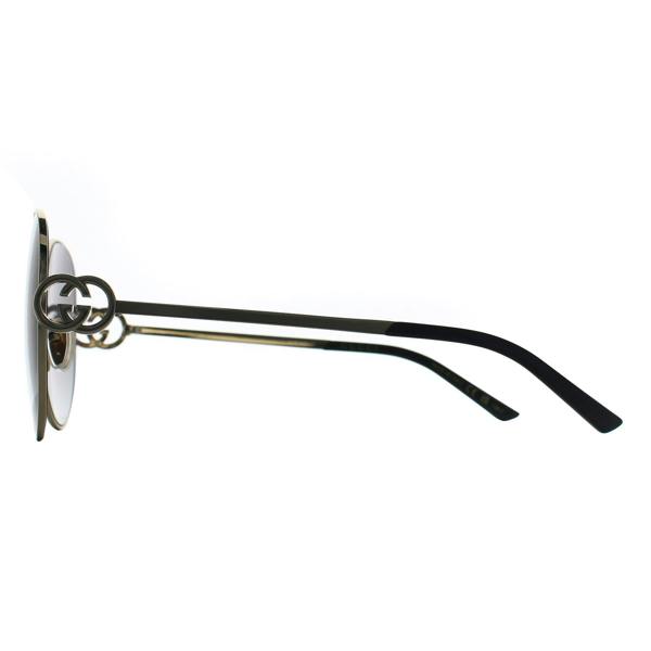 Gucci Sunglasses GG2047S 001 Gold Grey