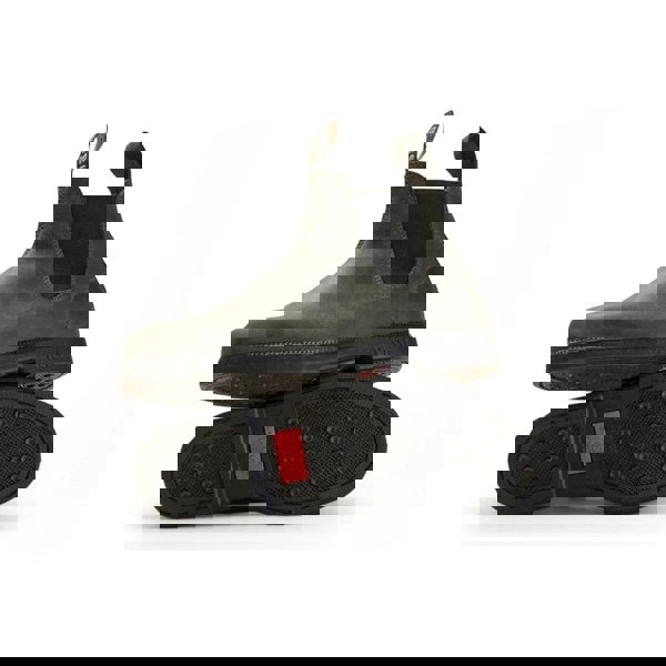 Rossi Booma 607 - Olive Green Leather Chelsea Boots