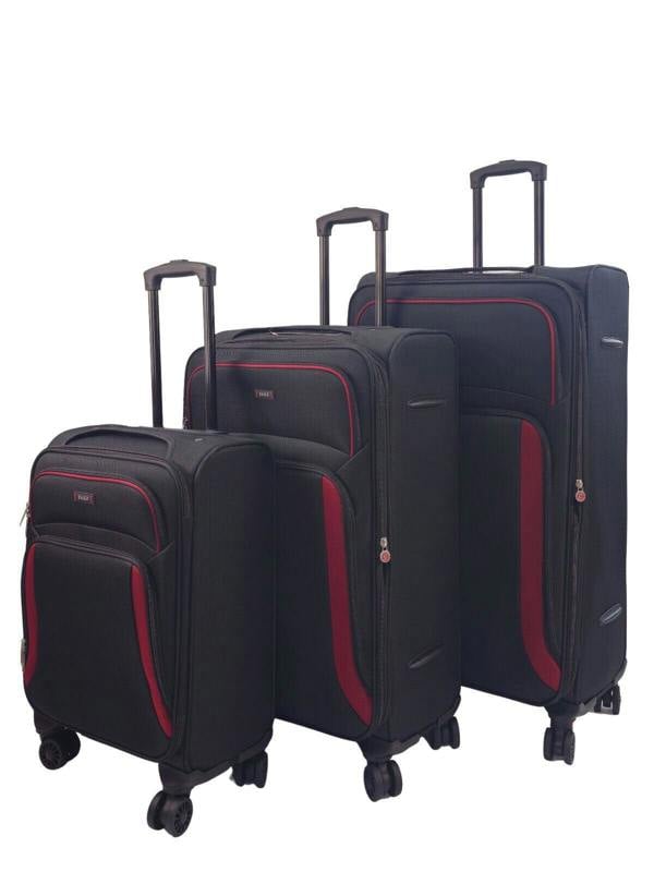 Eagle Luggage Soft Shell Suitcase Luggage Set Travel Light Carry On Cabin Bag