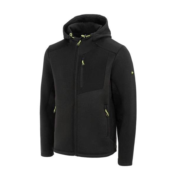 Dunlop Mens Hybrid Fleece Jacket - Black - 