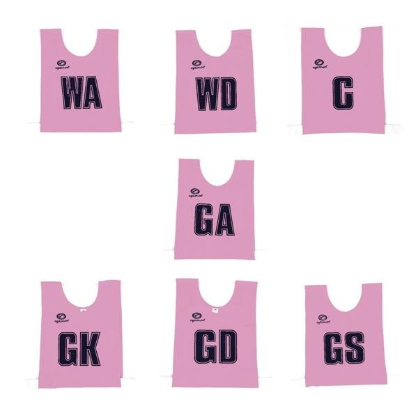 Netball Training Bibs – 7 Pack, Junior & Senior - Optimum