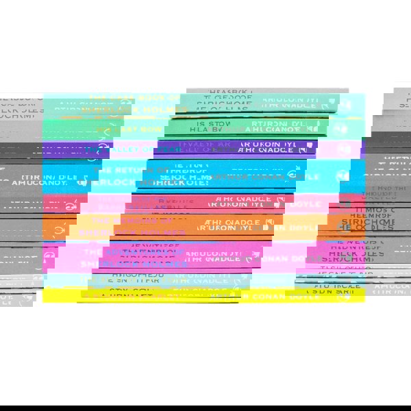 The Complete Works of Sherlock Holmes by Arthur Conan Doyle 9 Books Collection Set