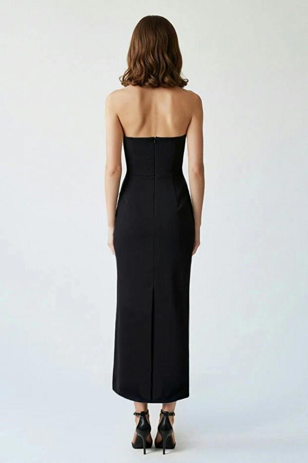 WOVCOR Fitted Embellished Woven Dress