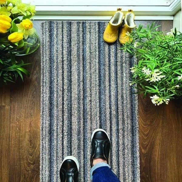 The Rugs Washable Ribbon Mat Multicolour | Eco-Friendly