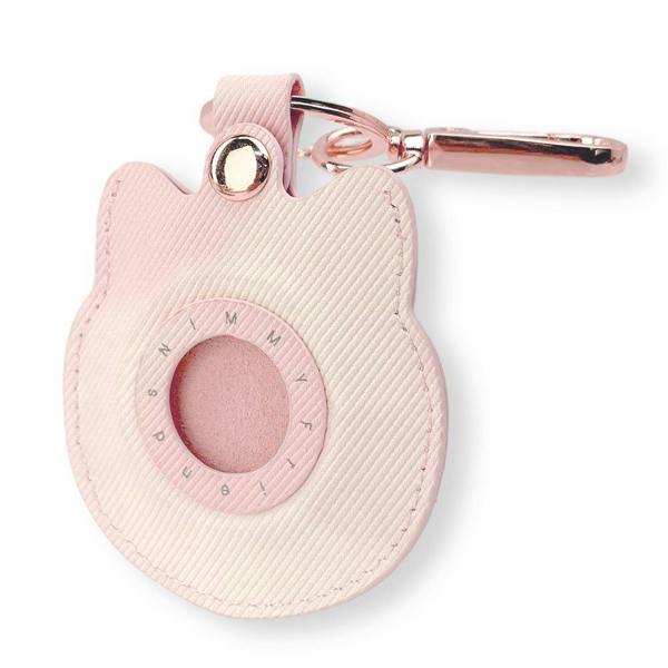 Nimmy Friends Nimmy Big Eye Cute Pet Ragdoll Cat Face Airtag Keychain Pink - N-XDY-YSK-07-D
