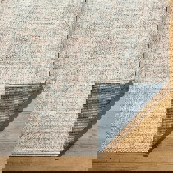 Livabliss Becki Owens Margot-Vintage Blue Pink Green Traditional Boho Rug