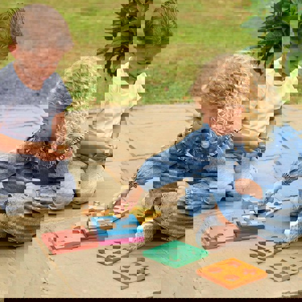 tickit Rainbow Wooden Shape Stacker