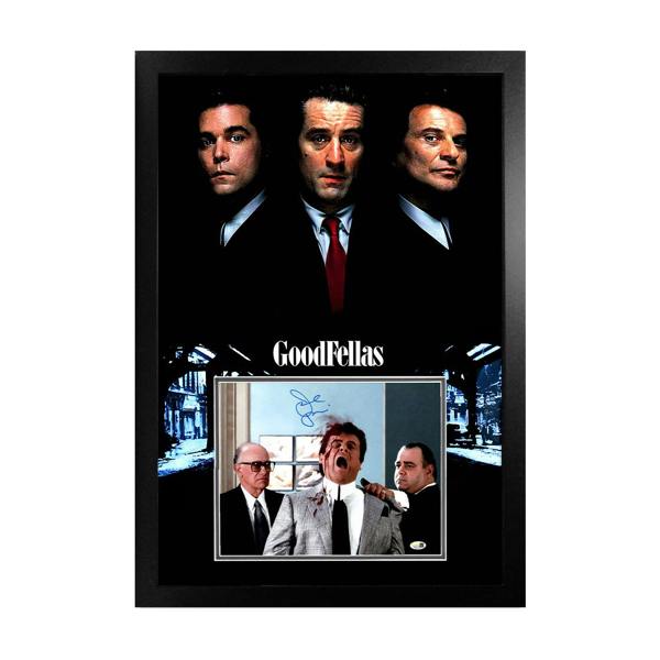 Joe Pesci Signed Goodfellas Image Premium Frame (JSA)
