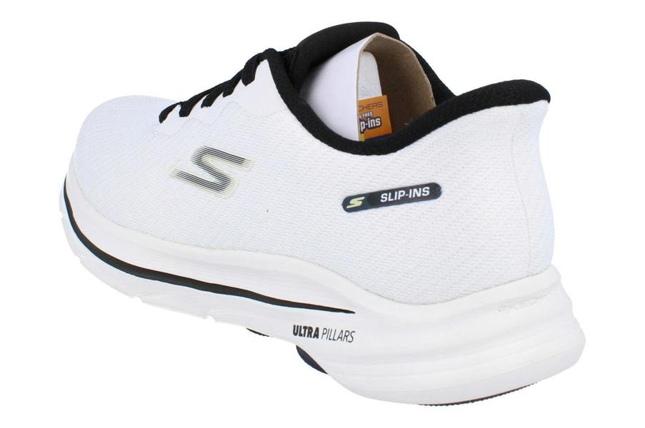 Skechers Hands Free Slip-Ins Go Walk 8 - Pate Mens Trainers 216783 Shoes  WBK - White Black WBK - Photo 1