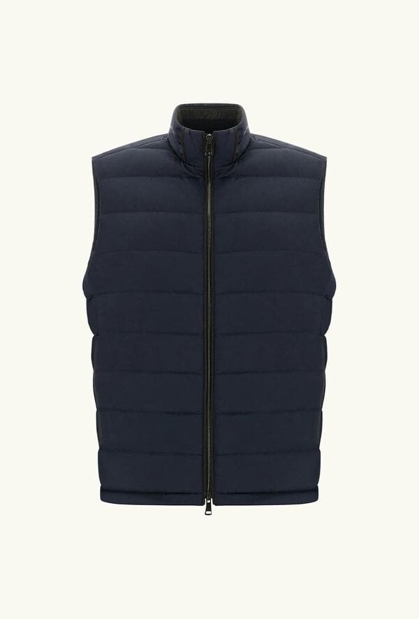 Paul & Shark Ultralight Down Jacket with Removable Wool Sleeves