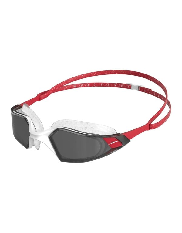 Speedo Aquapulse Pro Swim Goggle - Grey/Smoke - Red/White