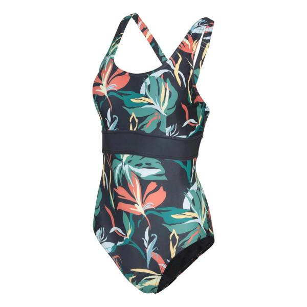 Mountain Warehouse Womens/Ladies Yamba Flowers One Piece Swimsuit - Teal - 