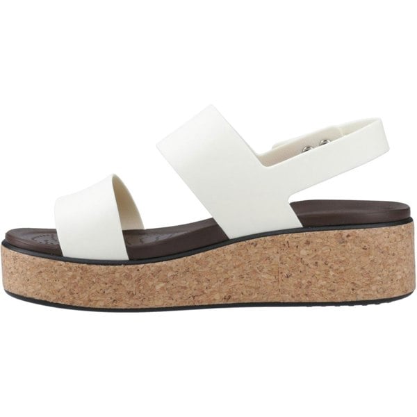 Crocs Brooklyn Cork Women's Chalk Sandals