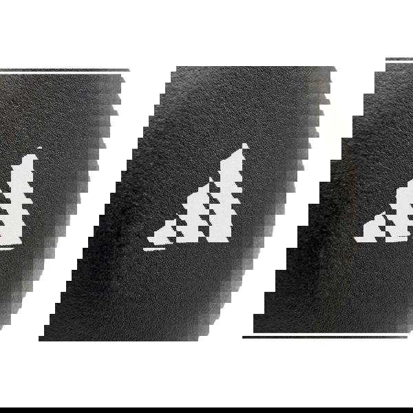 Black 4kg kettlebell with Adidas logo on a white background