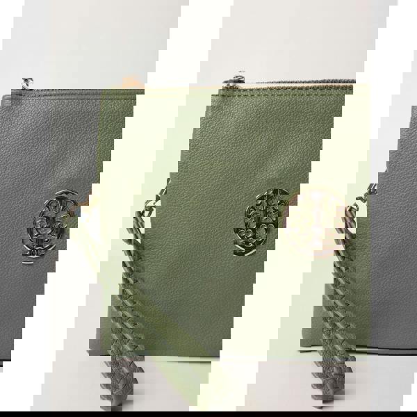 Blue Vanilla Clutch With Detachable Strap