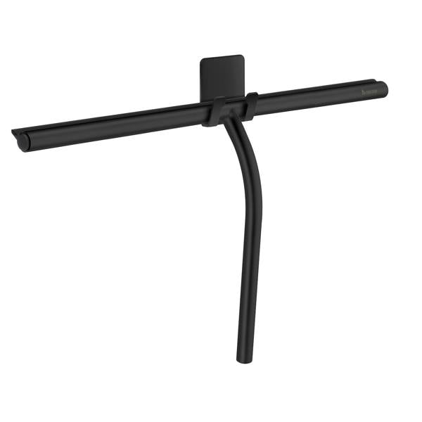 Black stainless steel shower squeegee