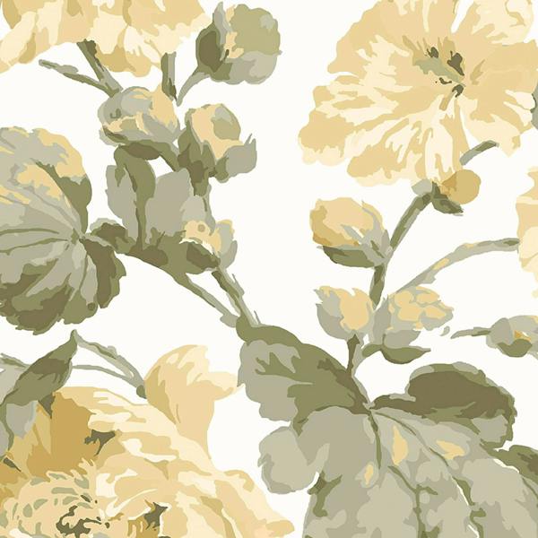 Laura Ashley Romilly Butter Yellow Wallpaper