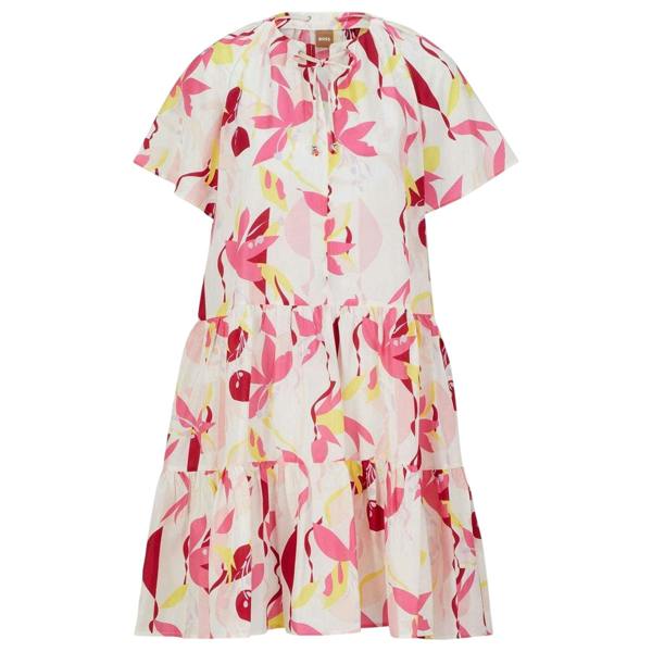 Boss Womens/Ladies Darouna Silk Mini Dress - Multicoloured - 