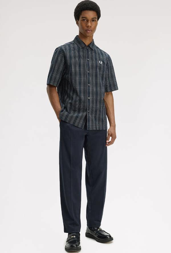 Fred Perry Seersucker Check Shirt